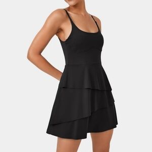HALARA Softly Airy Tiered 2-in-1 Ruffle Sports Dress